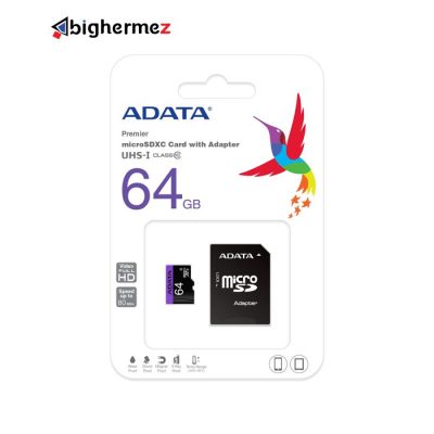 MICRO SDHC UHS I ADP V10 R80W25 64G