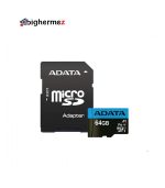 حافظه microSDHC ای دیتا مدل V10 R100 W25A DP ظرفیت 64 گیگابایت