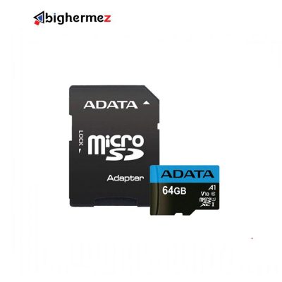 حافظه microSDHC ای دیتا مدل V10 R100 W25A DP ظرفیت 64 گیگابایت