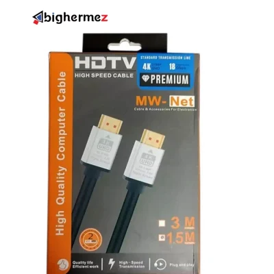 کابل HDMI ام دبلیو نت 4k به طول 3 متر