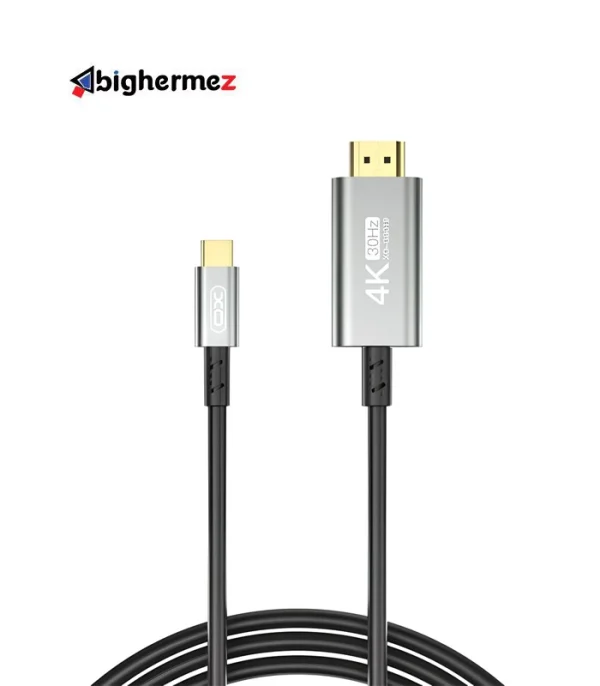کابل تبدیل Type-C به HDMI ایکس او XO-GB019 طول 1.8 متر - تصویر 1