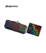 ست کیبورد و ماوس باسیم مخصوص بازی فنتک مدل P31 همراه با پدماوس - تصویر 2